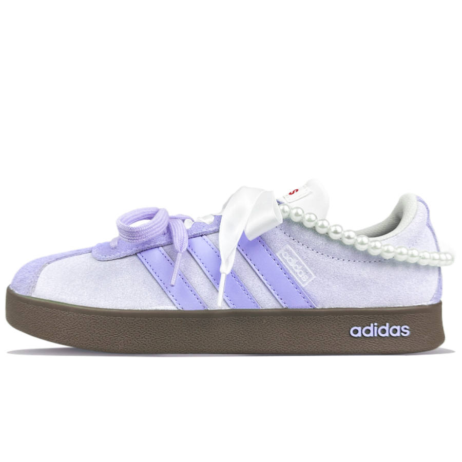 Adidas Neo VL Court Lifestyle BNK Purple Violet Beauty Slip Resistant Abrasion Resistant