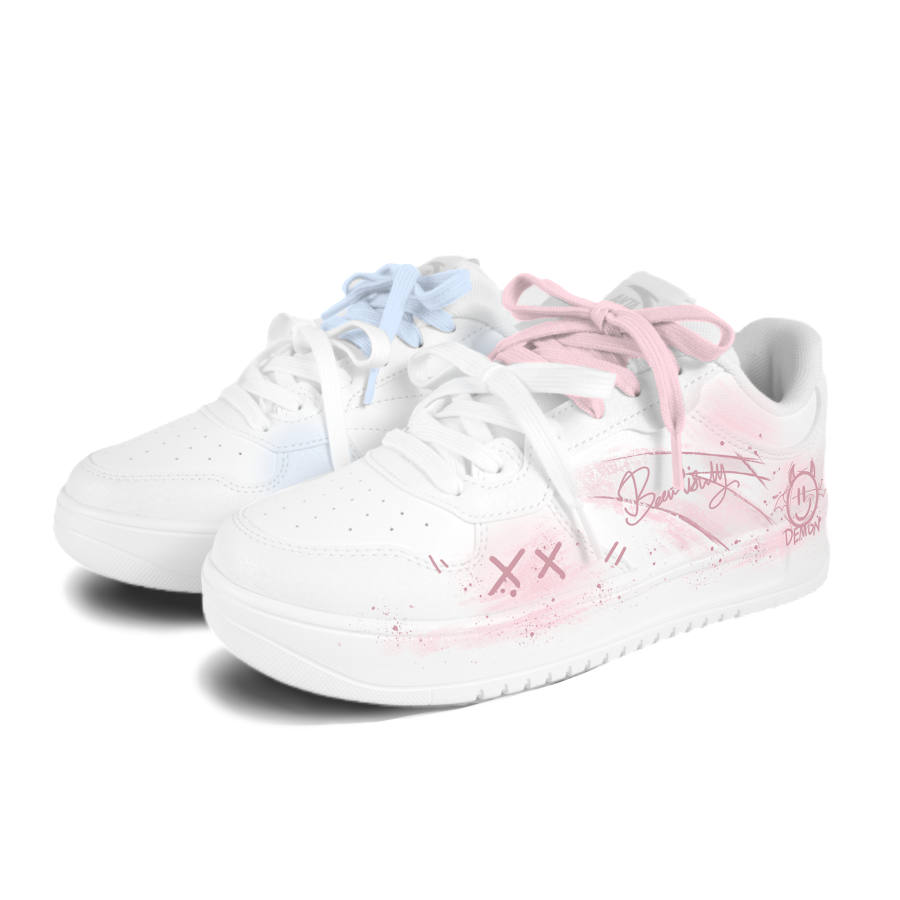 Anta Easy Synthetic Leather Low top Skateboard Shoes Unisex White