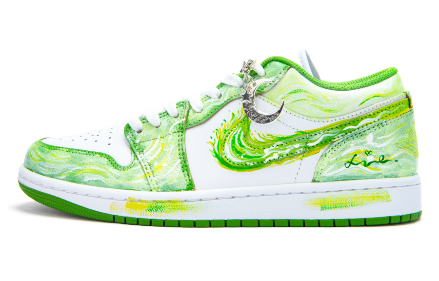 Jordan Jordan Air Jordan 1 Abrasion Resistant Abrasion Resistant Low top Skateboard Shoes Unisex Green