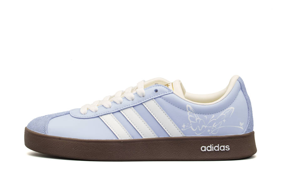 Adidas Adidas Vl Court Classic Abrasion Resistant Abrasion Resistant Low top Skateboard Shoes Unisex Light Purple