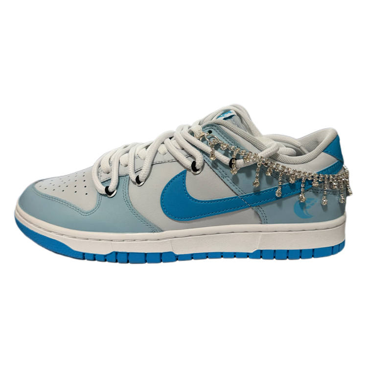 Nike Nike Dunk Cape Abrasion Resistant Abrasion Resistant Low top Skateboard Shoes Men's White Blue