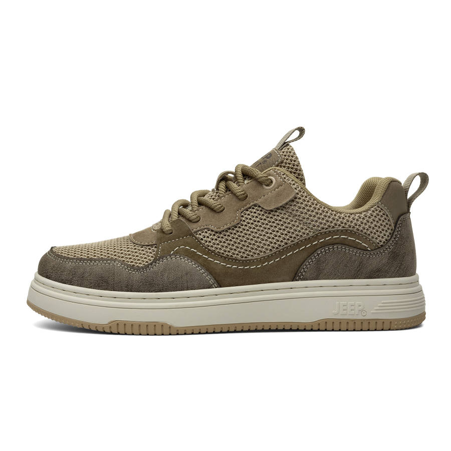 JEEP SPIRIT Abrasion Resistant Lightweight Breathable Height Increasing Moisture Wicking Low top Skateboard Shoes Men's