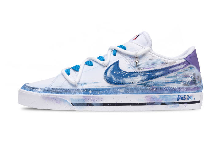 Nike Nike Court Legacy Summer Night Starry Slip Resistant, Abrasion Resistant, Lightweight Low top Skateboard Shoes Men's