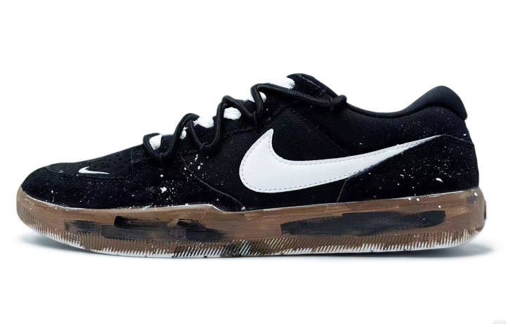 Nike Nike SB Force 58 Western Haruno Abrasion Resistant Low top Skateboard Shoes Unisex Black