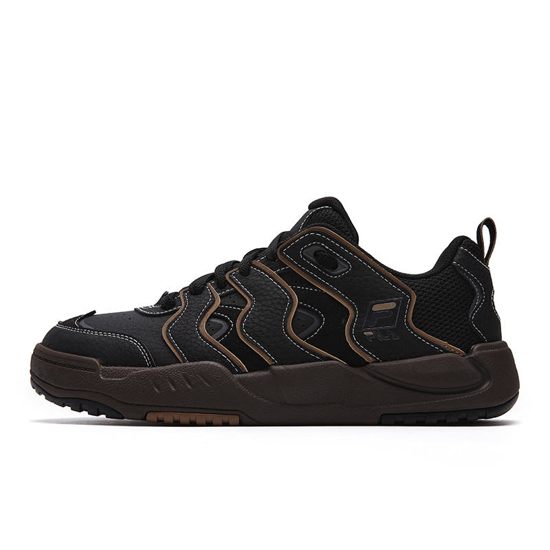 FILA BRACE Low top Skateboard Shoes Men's Black Brown