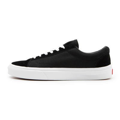 SUPSTORM Plus Size Black Shoes Slip Resistant, Abrasion Resistant, Breathable Low top Skateboard Shoes Unisex Black