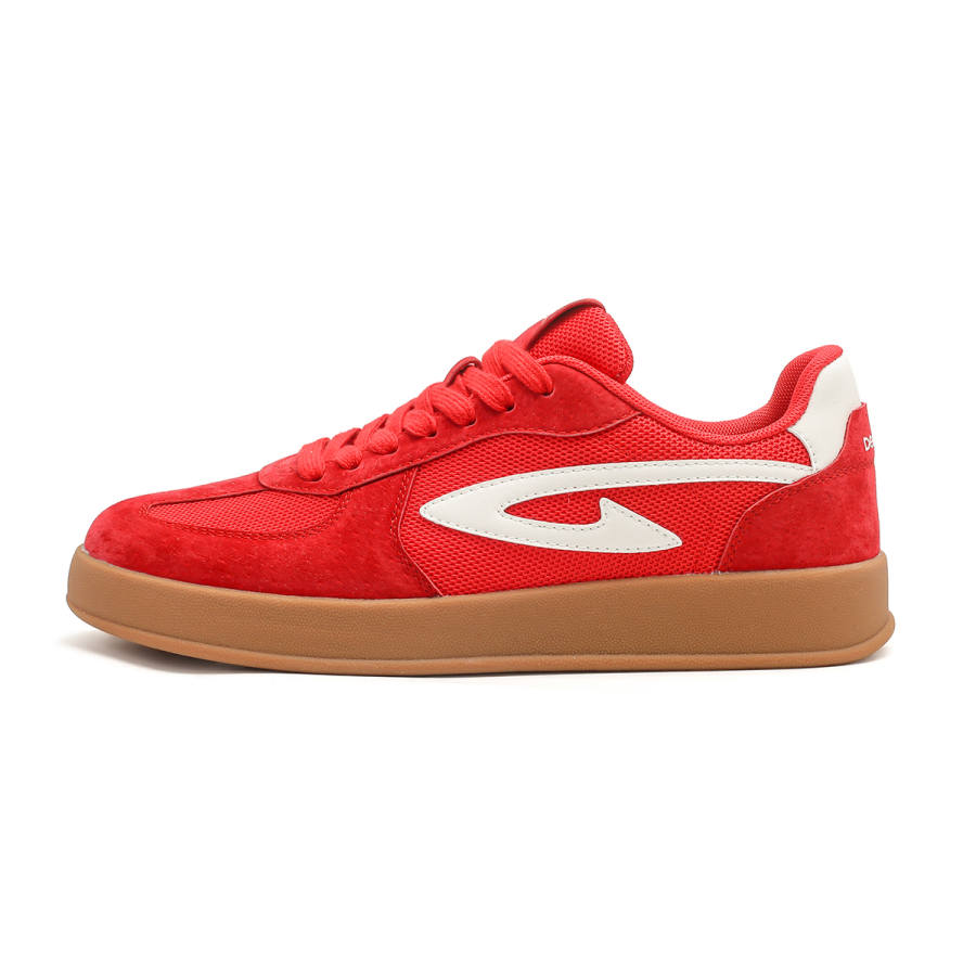 DEERWAY Low top Skateboard Shoes Unisex Red