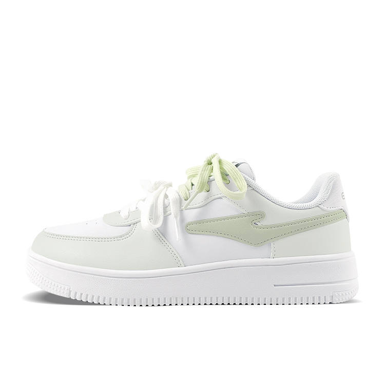 Erke Skateboard Abrasion Resistant Breathable Abrasion Resistant Breathable Low top Skateboard Shoes Unisex Green