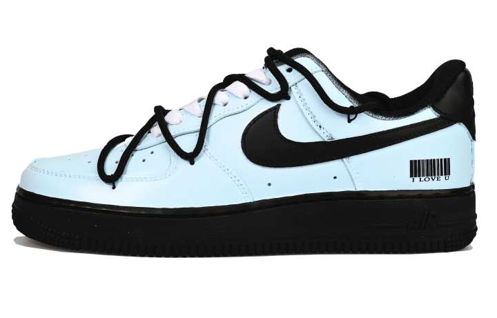 Nike Nike Air Force 1 Cerulean Dream Vlad Low top Skateboard Shoes Women's Blue Black