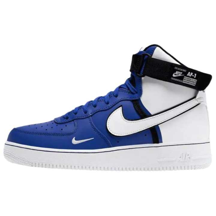 Nike Nike Air Force 1 High top Skateboard Shoes Men's Blue White