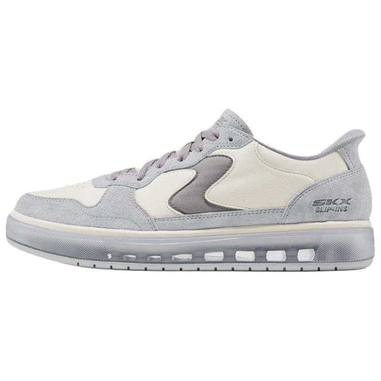 Skechers Slip Ins Textile, Synthetic Leather Abrasion Resistant Breathable Support Low top Skateboard Shoes Men's