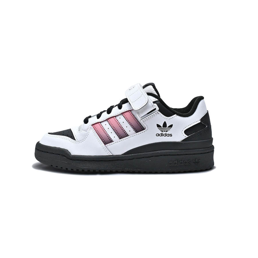 Adidas Originals FORUM Abrasion Resistant Low top Skateboard Shoes Unisex Black