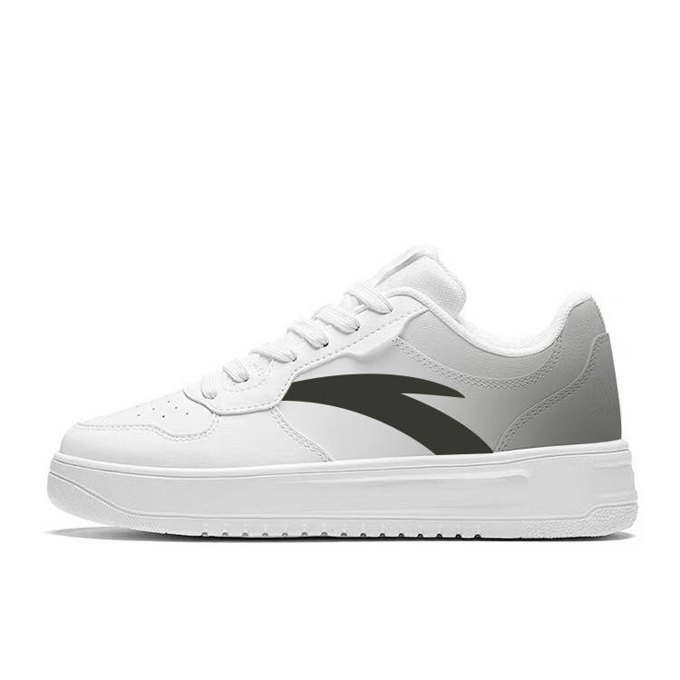 Anta Low top Skateboard Shoes Unisex White Black