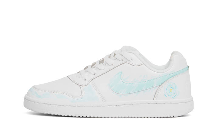 Nike Nike EBERNON Abrasion Resistant Low top Skateboard Shoes Unisex Light Blue