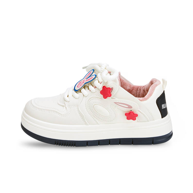 RUN MANNER Low top Skateboard Shoes Women's White Pink
