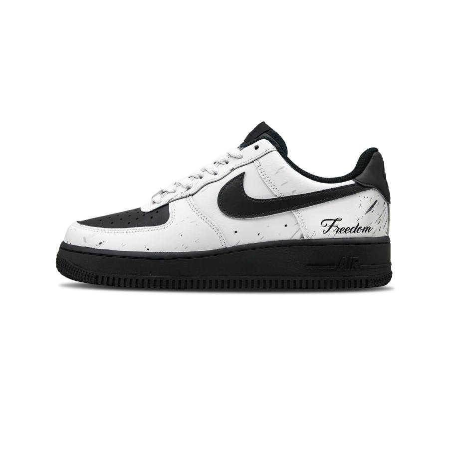 Nike Nike Air Force 1 'Freedom' Abrasion Resistant Abrasion Resistant Low top Skateboard Shoes Unisex Black Gray