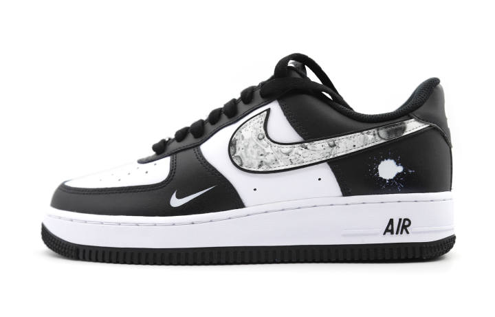 Nike Nike Air Force 1 Low top Skateboard Shoes Men's Black White