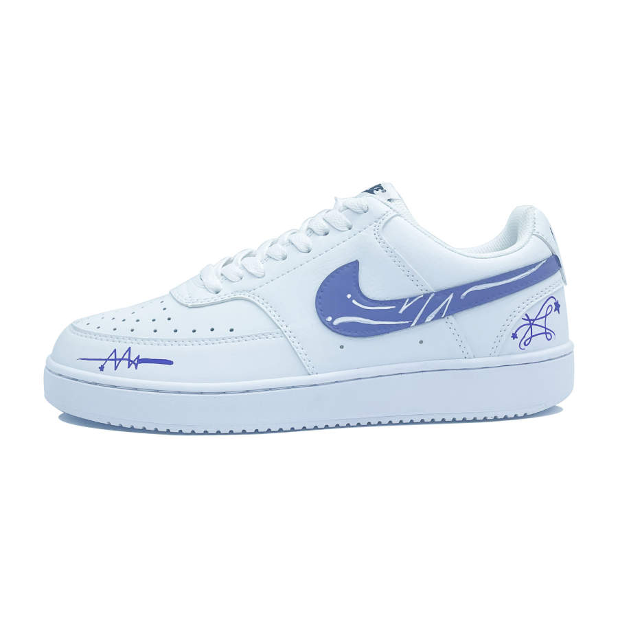 Nike Nike Court Vision 1 Wisteria Vine Low top Skateboard Shoes Unisex Purple White