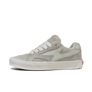 HOMDOON Slip Resistant Abrasion Resistant Low top Skateboard Shoes Unisex Gray