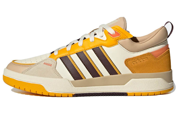 Adidas Neo 100DB Low top Skateboard Shoes Unisex White Yellow Black