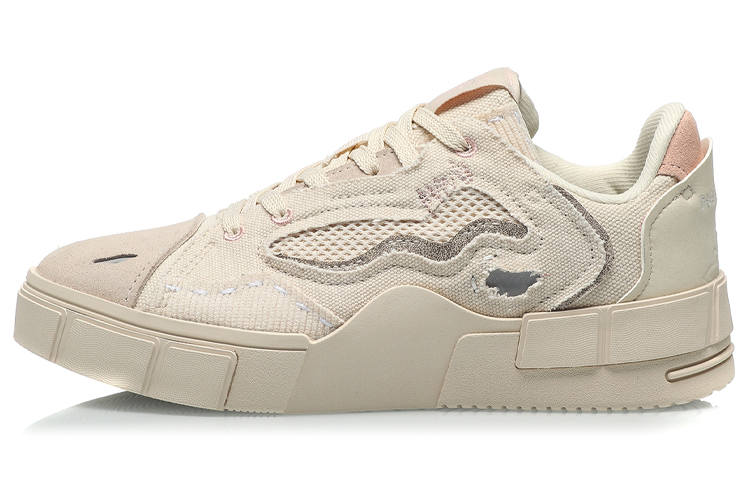 Li-Ning Li Ning CF Low top Skateboard Shoes Women's Swan White