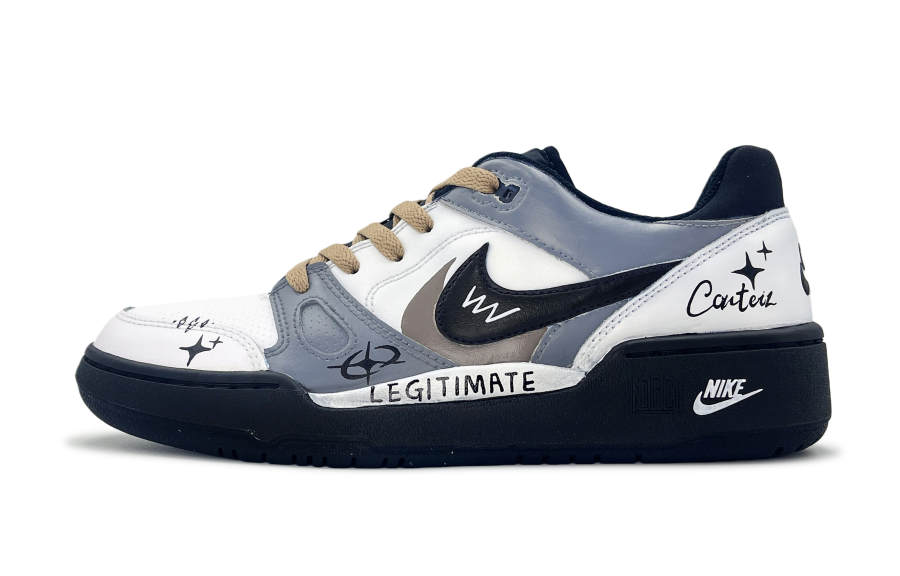 Nike Nike Full Force Abrasion Resistant Abrasion Resistant Low top Skateboard Shoes Men's White