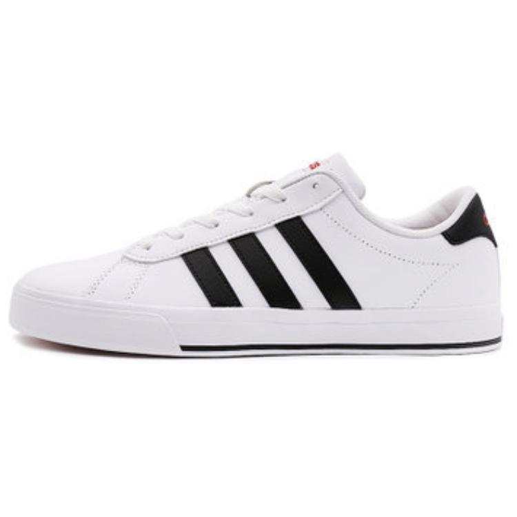Adidas Adidas NEO Slip Resistant Abrasion Resistant Low top Skateboard Shoes Men's White Black