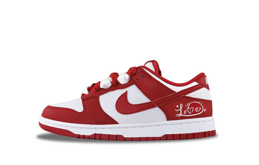 Nike Nike Dunk Slip Resistant, Abrasion Resistant, Lightweight Low top Skateboard Shoes Unisex Red