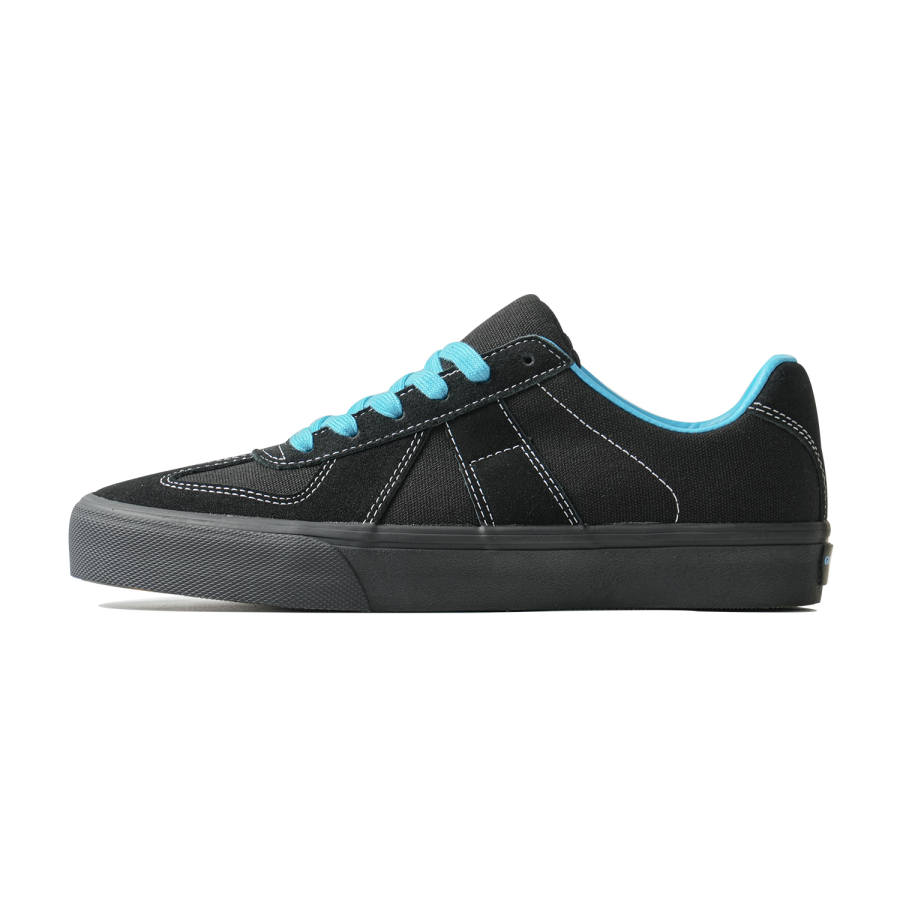 GOLUCK Cushioning Abrasion Resistant Low top Skateboard Shoes Unisex Radiant Black