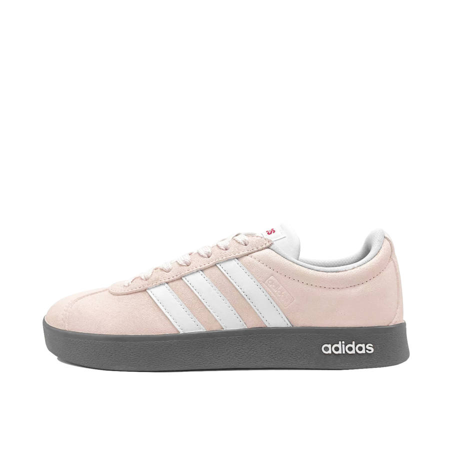 Adidas Adidas Neo VL COURT 2.0 Pink Rose Abrasion Resistant Abrasion Resistant Low top Skateboard Shoes Unisex Pink White