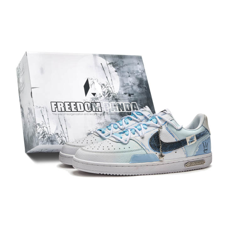 Nike Nike Court Vision 1 Skateboard Shoes Men's Low Top Blue/White