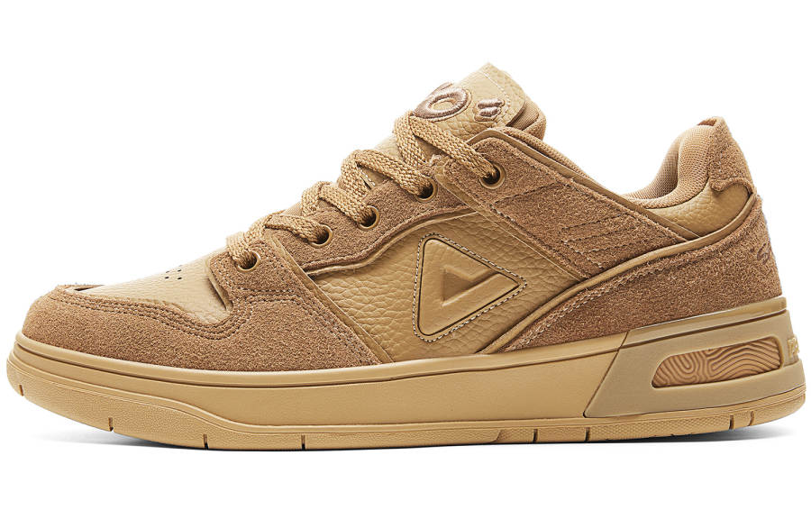 PEAK PEAK Skateboard Shoes Men's Low Top Red Brown