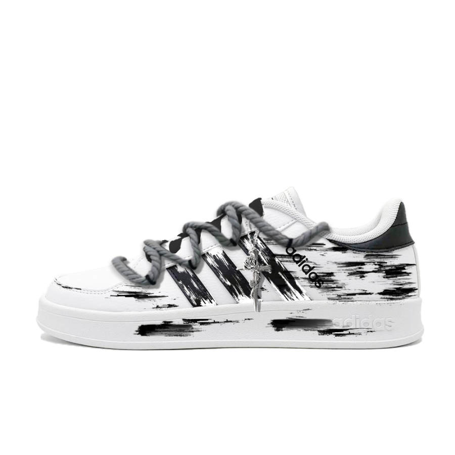 Adidas Neo Breaknet Gothic Phantom Slip Resistant Abrasion Resistant Low top Skateboard Shoes Men's Black
