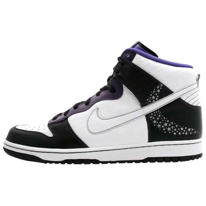 Nike Nike Dunk High top Skateboard Shoes Men's Black Purple