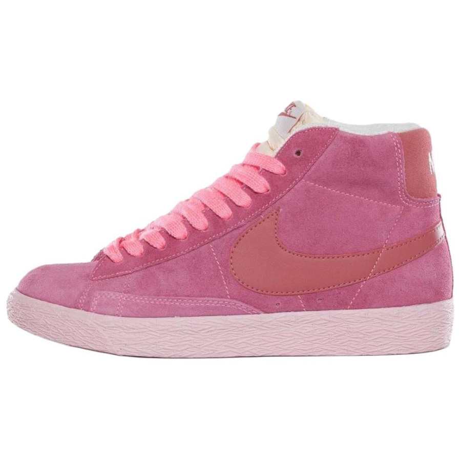 Nike Nike Blazer Mid Slip Resistant Abrasion Resistant Mid top Skateboard Shoes Women's Pink