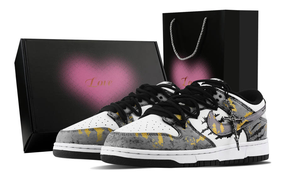 Nike Nike Dunk Erosion Iron Vow, Heart Box Slip Resistant Abrasion Resistant Low top Skateboard Shoes Unisex