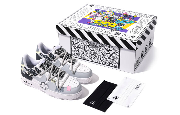 Nike Nike Air Force 1 Low top Skateboard Shoes Men's Gray Black