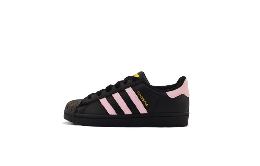 Adidas Originals SUPERSTAR Slip Resistant Low top Skateboard Shoes Unisex Black Pink