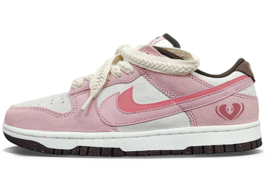 Nike Nike Dunk Slip Resistant Abrasion Resistant Low top Skateboard Shoes Unisex Pink