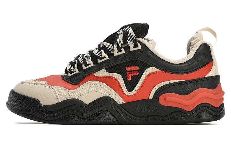 FILA FUSION Low top Skateboard Shoes Women's Red Beige