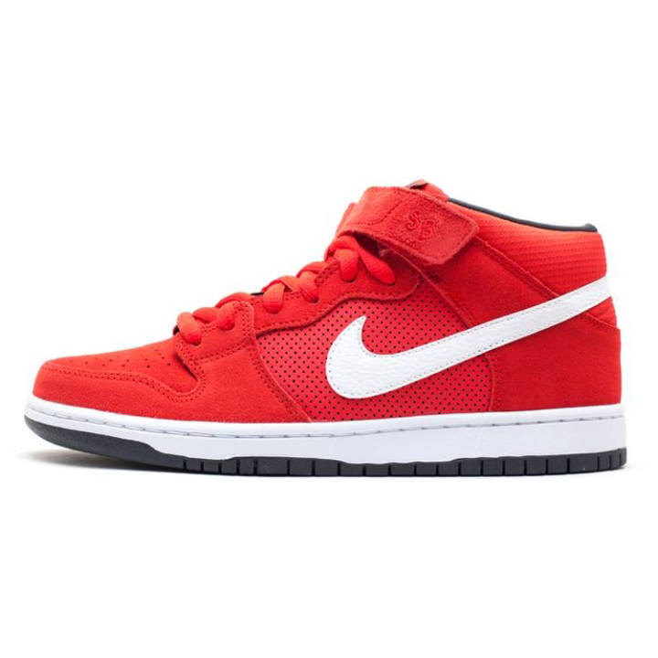 Nike Nike Sb Dunk Mid Hyper Red White