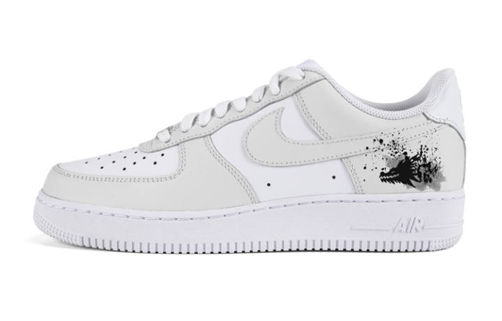 Nike Nike Air Force 1 Air Force 1 Low top Skateboard Shoes Men's Light Gray