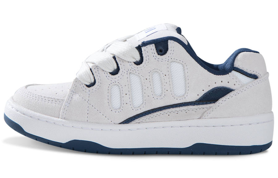 Ollieskate Cold Cemented Puffy Shoes Color Block Slip Resistant Cushioning Abrasion Resistant Low top Skateboard Shoes