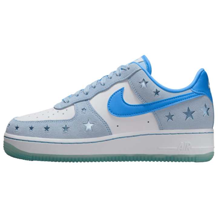 Nike Nike Air Force 1 Cushioning Low top Skateboard Shoes Women's Ice Blue