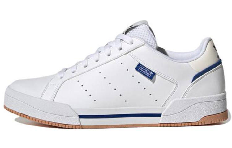 Adidas Originals Court Tourino Synthetic Leather, Cow Leather Casual Slip Resistant Abrasion Resistant Low top