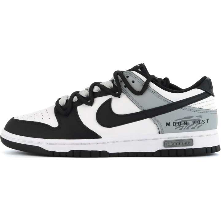 Nike Nike Dunk Wear resistant And Lightweight Low top Skateboard Shoes Unisex Black White Gray