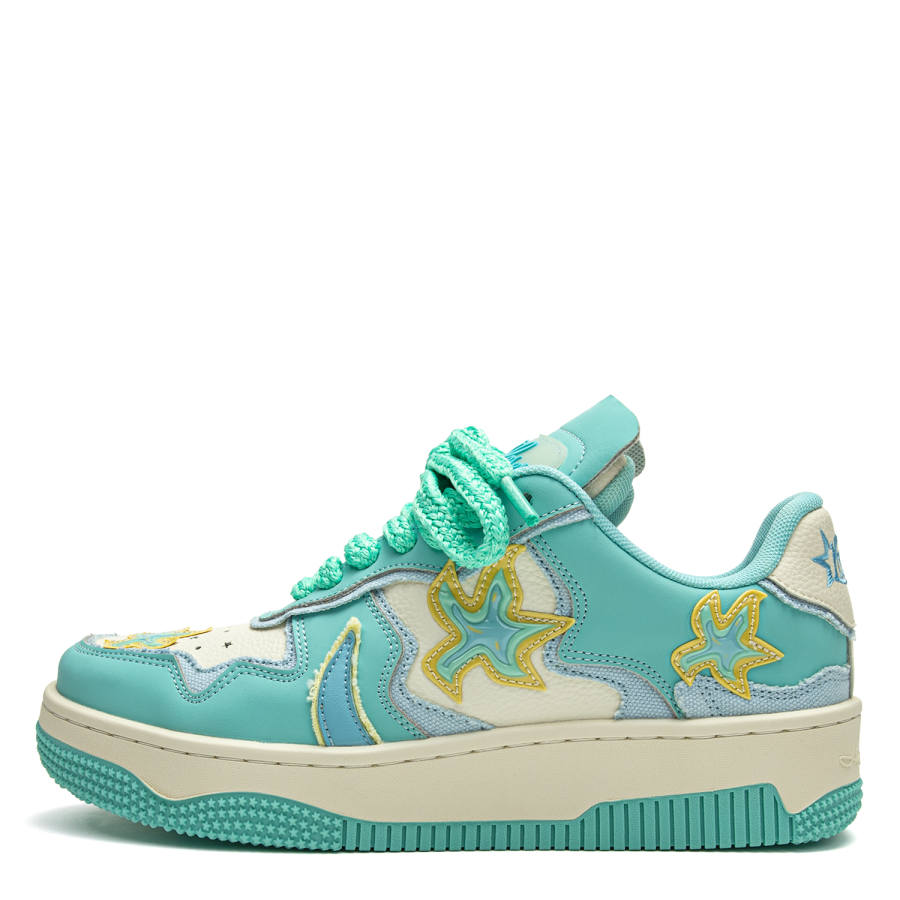 Youthloser Running Stars Collection Skateboard Shoes Unisex Green