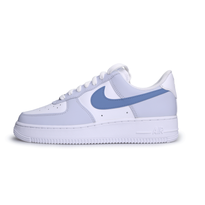 Nike Nike Air Force 1 Air Force 1, Blue Cat Artistry Abrasion Resistant Low top Skateboard Shoes Unisex Blue