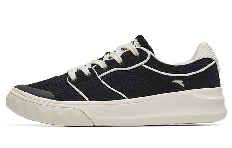 Anta Classic Low top Skateboard Shoes Women's Black Gray