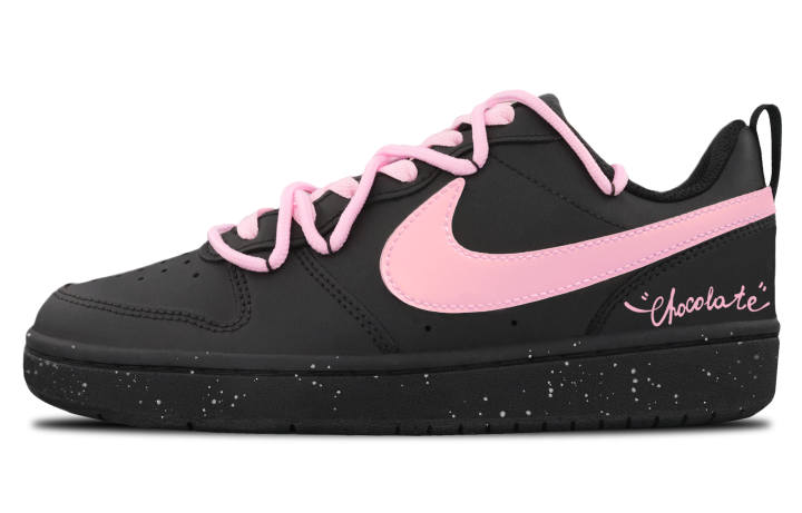 Nike Nike Court Borough 2 Filled Dark Chocolate Slip Resistant Abrasion Resistant Slip Resistant Abrasion Resistant Low top